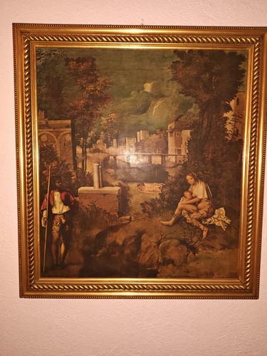 Quadro tempesta giorgione - tempesta,